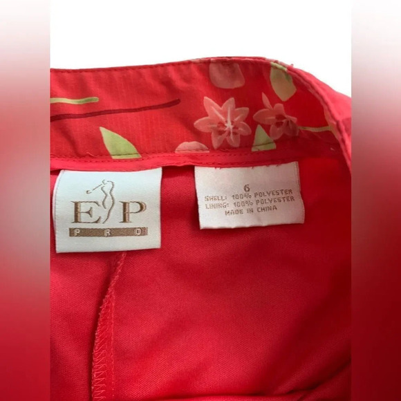 EP Pro Flamingo Golf Skort Size 6 - Picture 4 of 8